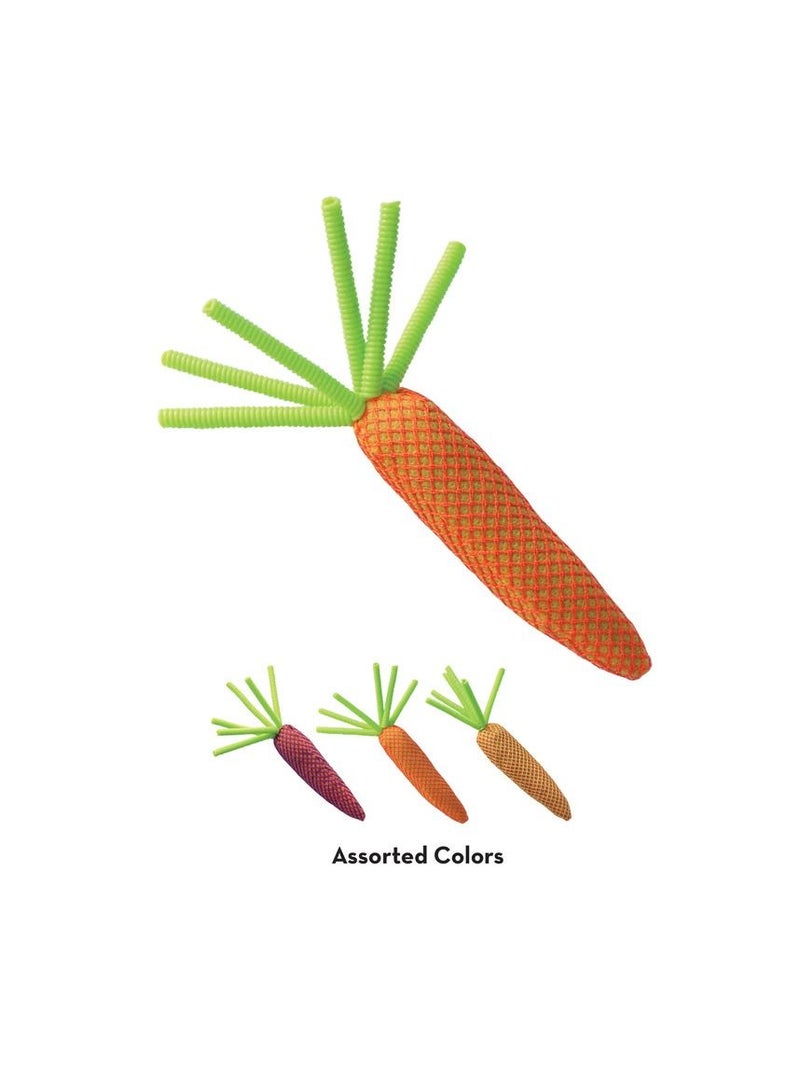 Kong PDQ Cat Nibble Carrots – 12-Piece Catnip-Filled Interactive Toy Set with Durable Mesh & Crinkle Paper for Engaging Play and Natural Hunting Instinct Satisfaction - Image 5