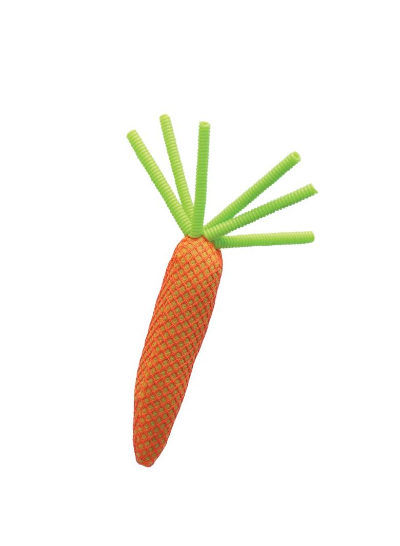 Kong PDQ Cat Nibble Carrots – 12-Piece Catnip-Filled Interactive Toy Set with Durable Mesh & Crinkle Paper for Engaging Play and Natural Hunting Instinct Satisfaction - Image 4
