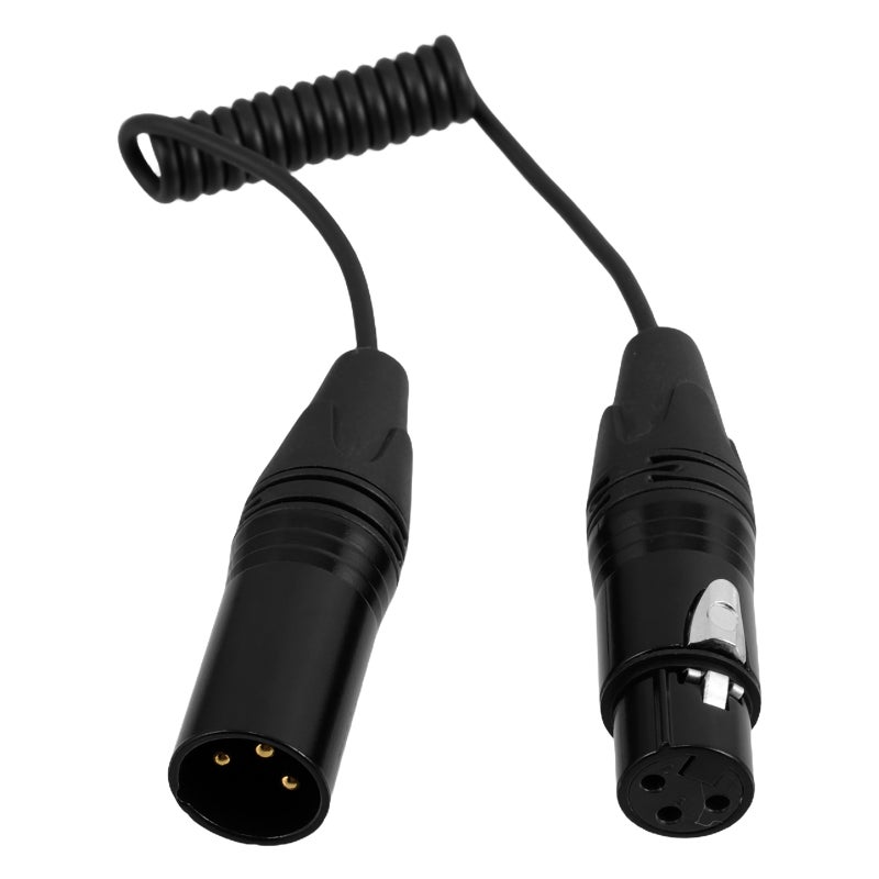 Male To Female 3 Pin Microphone Cable For Male Female Coupler Socket Connector Cable Extension Microphone Cord - Image 1