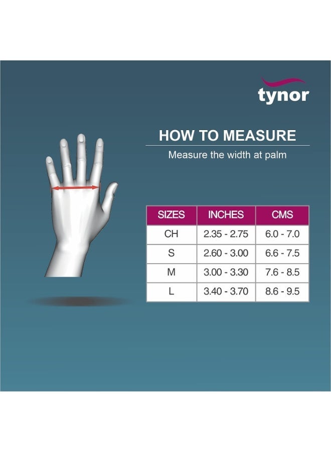 TYNOR Hand Resting Splint, Stabilization & Pain Relief for Kids | Post-Surgery, Stroke, Arthritis & Fracture Recovery | Comfortable & Durable for Child | Right Hand Support, (Beige) - Image 2