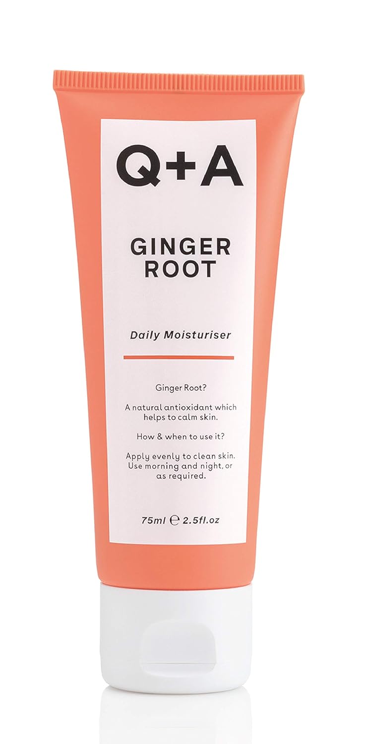 Q+A QA Ginger Root Daily Moisturizer A calming face moisturizer packed with antioxidants 75ml25floz