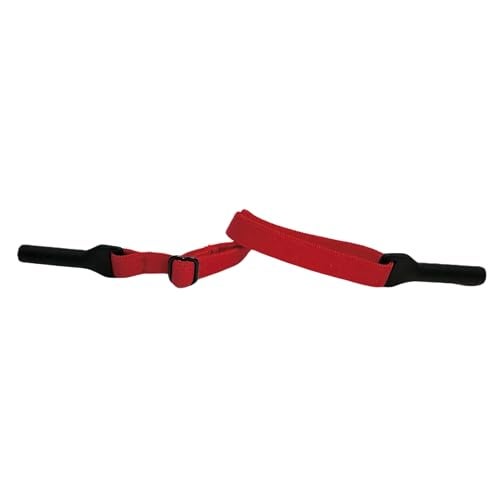 AEC Adjustable Glasses Straps No Tail Holders Around Neck Retainers - Sunglasses Strechable Straps Lanyard for Men Women & Kids (10IN, Red, 1) - Image 2