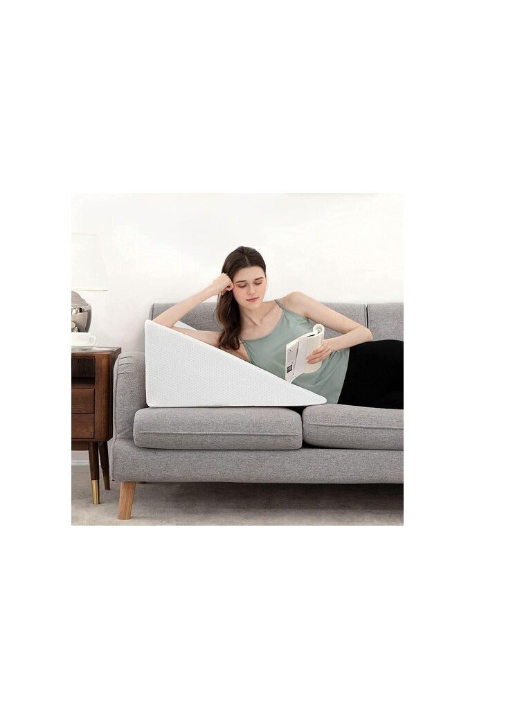 DEEP SLEEP Every Night Deep Sleep Orthopedic Bed Wedge Pillow With HD Foam Top Elevation For Sleeping, Acid Reflux, Heartburn, Anti Snoring And Gerd Pillow, Ideal For Neck Pain, Back Support (W55 X L55 Cm, Standard: 8") - Image 3