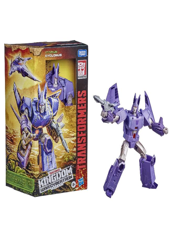 Transformers Toys Generations War for Cybertron: Kingdom Voyager WFC-K9 Cyclonus Action Figure - Kids Ages 8 and Up, 7-inch - Image 3