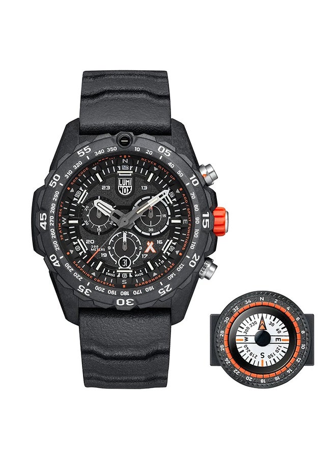 Luminox - Men's Chronograph Round Shape Rubber Wrist Watch XB.3741 - 45 Mm - Image 1