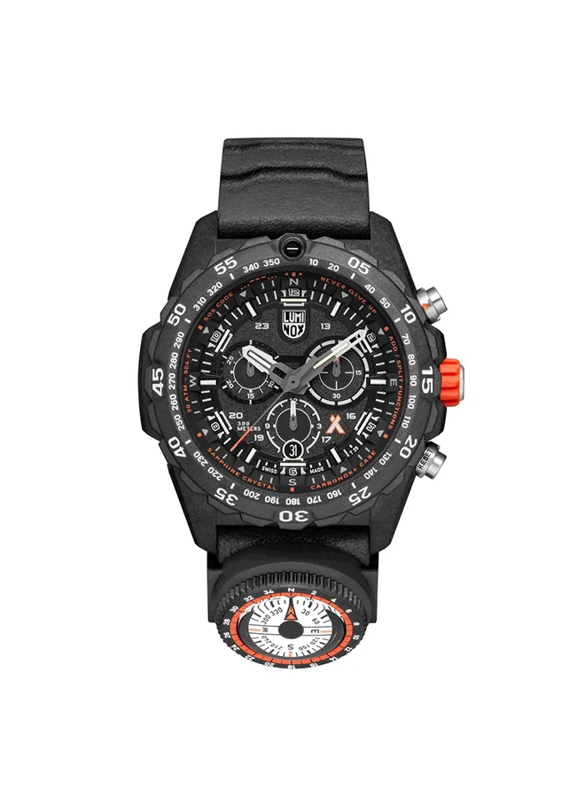 Men's Chronograph Round Shape Rubber Wrist Watch XB.3741 - 45 Mm