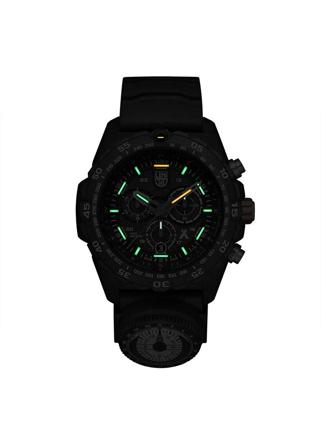 Luminox - Men's Chronograph Round Shape Rubber Wrist Watch XB.3741 - 45 Mm - Image 1