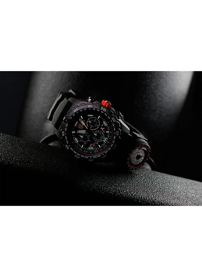 Luminox - Men's Chronograph Round Shape Rubber Wrist Watch XB.3741 - 45 Mm - Image 1