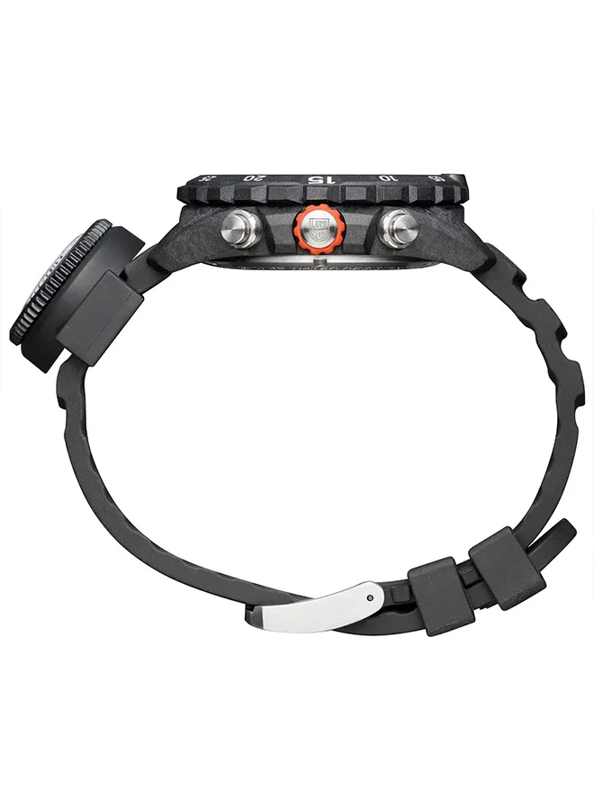 Luminox Men's Chronograph Round Shape Rubber Wrist Watch XB.3741 - 45 Mm