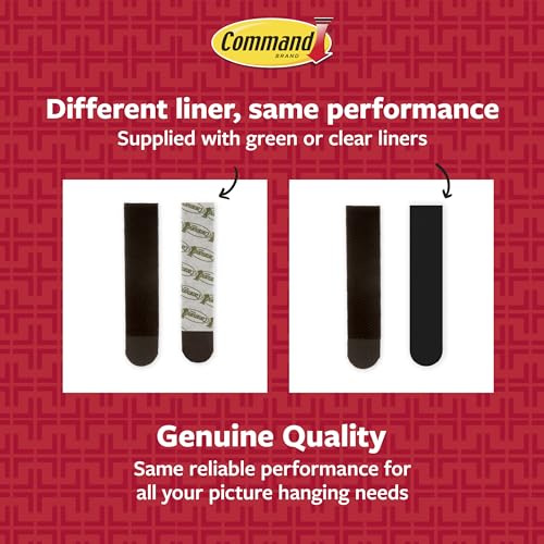 Command Picture Hanging Strips, Black, X-Large, 10 Pairs (20 Strips) - Adhesive Strips - for Pictures, Frames, Mirrors, Wall Decor - Damage Free Hanging - Image 2