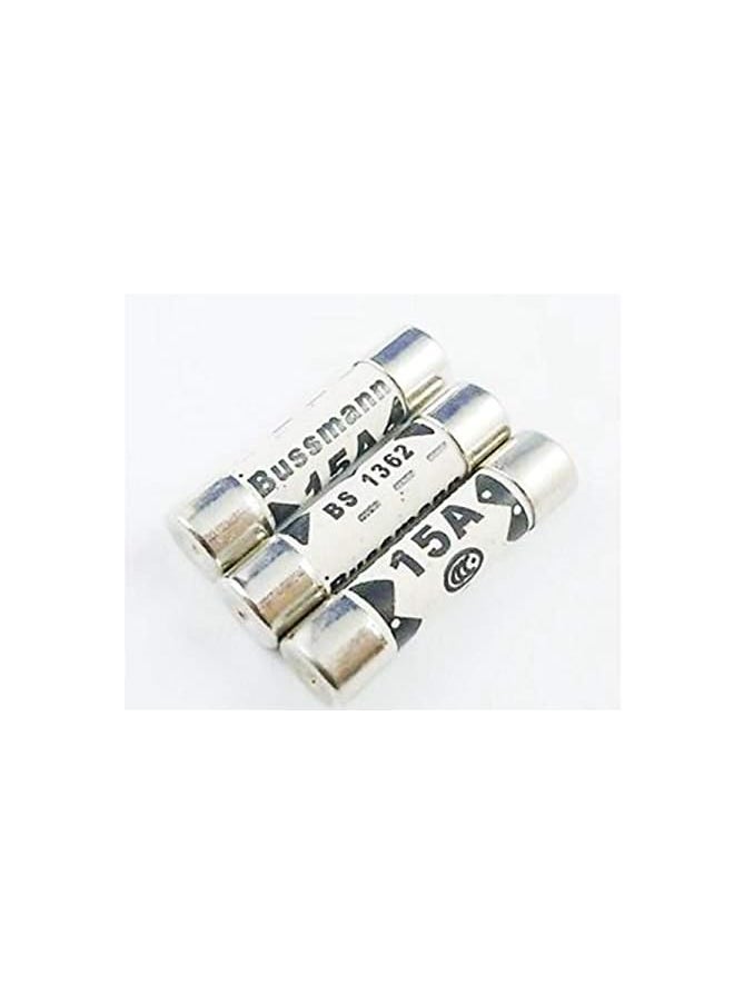 Terminator - Porcelain Ceramic Fuse 10 Pcs Pkt, 6X25mm Fast Blow Ceramic Fuses (15A Pack Of 10Pcs) - Image 1