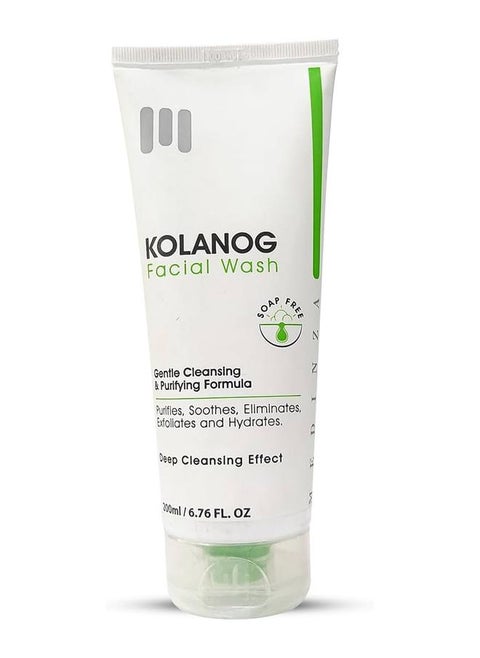 Kolanog Facial Cleanser for Oily & Combination Skin (200ml)