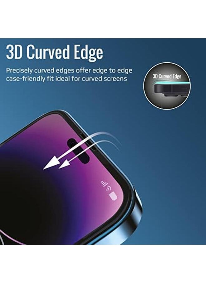 erorex - Screen Protector Dropprotect 9H Hardness Hd Clear 3D Curve Screen Guard With Silicone Bumper Scratch Resistant Oleophobic Coating And High Touch Sensitivity For Iphone 14 Pro Max Crystal - Image 1