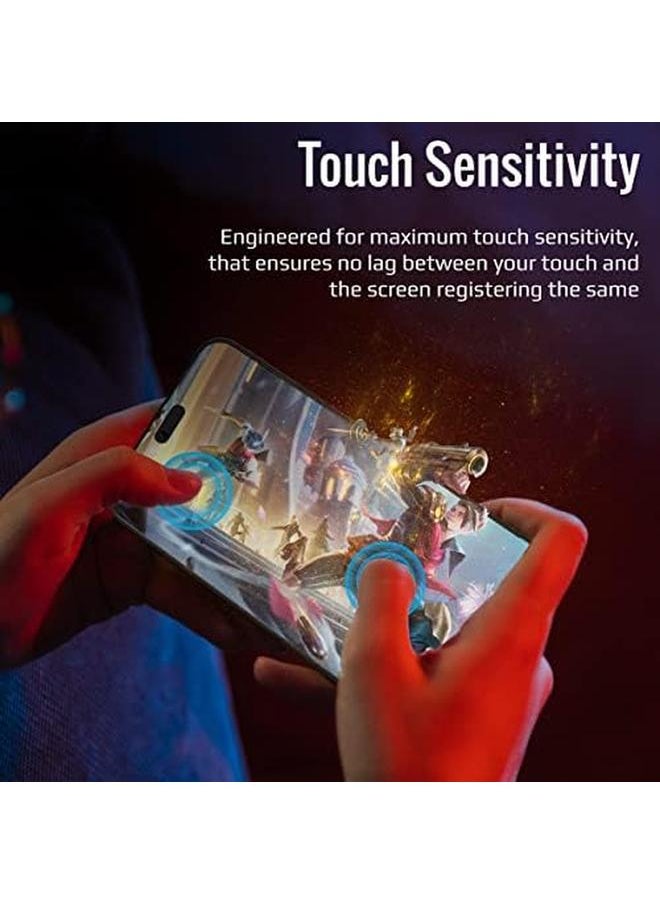 erorex - Screen Protector Dropprotect 9H Hardness Hd Clear 3D Curve Screen Guard With Silicone Bumper Scratch Resistant Oleophobic Coating And High Touch Sensitivity For Iphone 14 Pro Max Crystal - Image 1