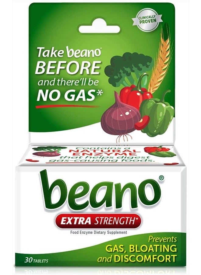 Beano Gas Relief Tablets (30 Count (Pack of 1))  - Image 1