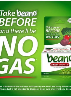 Beano Gas Relief Tablets (30 Count (Pack of 1))  - Image 3