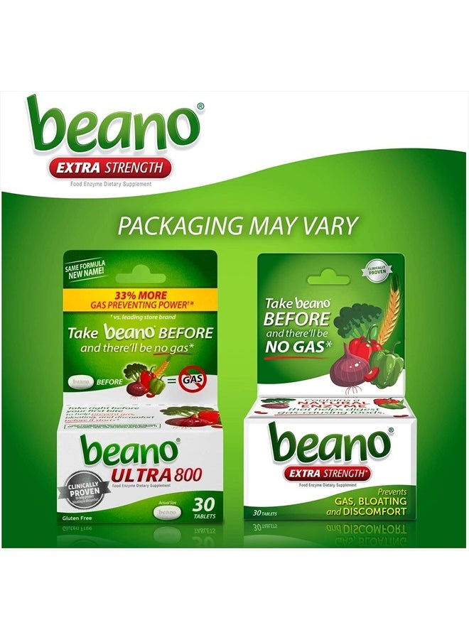 Beano Gas Relief Tablets (30 Count (Pack of 1))  - Image 2