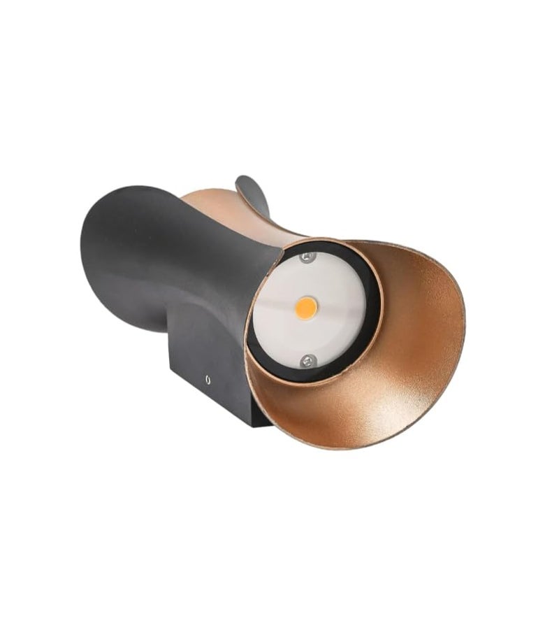 LIODOR 18W Outdoor Wall Light for Home Exterior | Modern Wallchiere Aluminum Up & Down Wall Lamp | Waterproof Wall Mount Light for Garden, Balcony, Entrance | Warm White (1 Unit) - Image 3