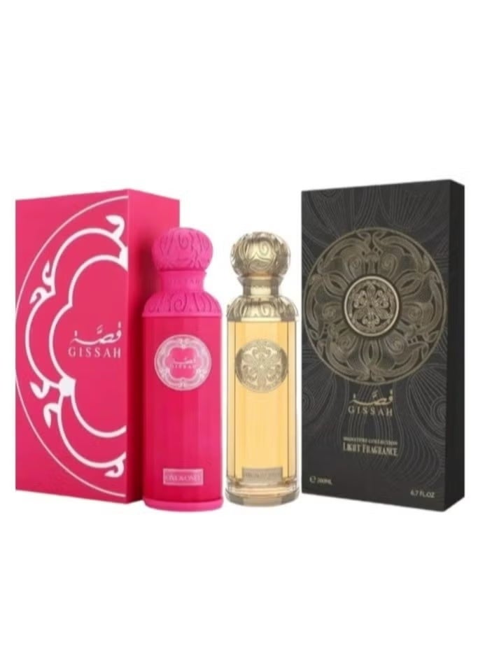 PACKAGE GISSAH HUDSON VALLEY 200 ML + GISSAH ONE AND ONLY 200 ML