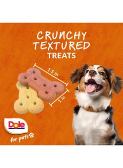 Dole Dole for Pets - Freshly Fetched Banana & Strawberry Dog Biscuits | Real Fruit Flavor | Vegan Crunchy Snacks | No Wheat, Corn, Soy or Artificial Additives, 7oz Pack  - Image 3