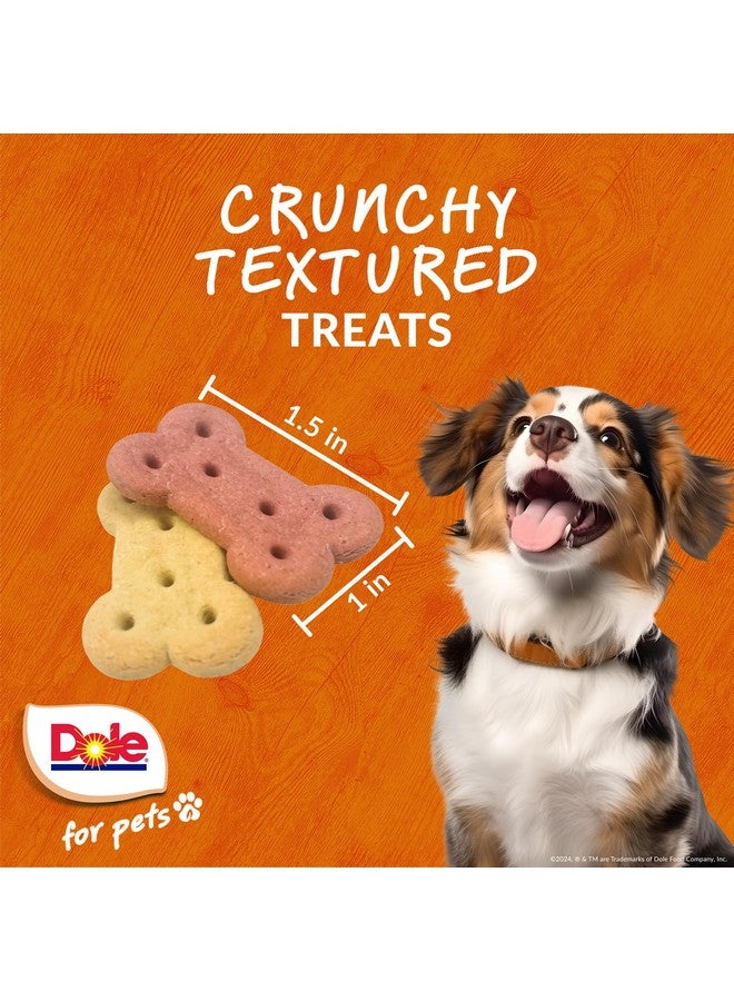 Dole for Pets - Freshly Fetched Banana & Strawberry Dog Biscuits | Real Fruit Flavor | Vegan Crunchy Snacks | No Wheat, Corn, Soy or Artificial Additives, 7oz Pack - Image 3