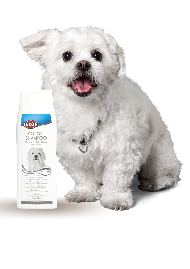 TRIXIE :-Colour Shampoo|Dog Shampoo for Intense Coat Coloured Dogs, Strengthens The Natural Colour of The Dog's White Or Light-Coloured Coat|Helps in Removing Smells and Odours 250 Milliliter - Image 2