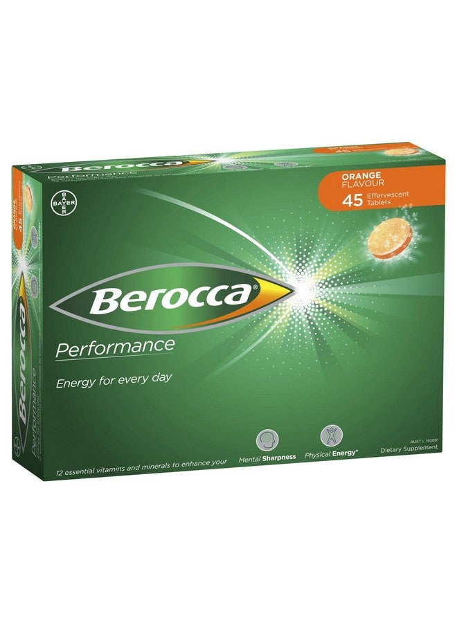 Berocca Orange Effervescent Tablets 45-Count - Image 1