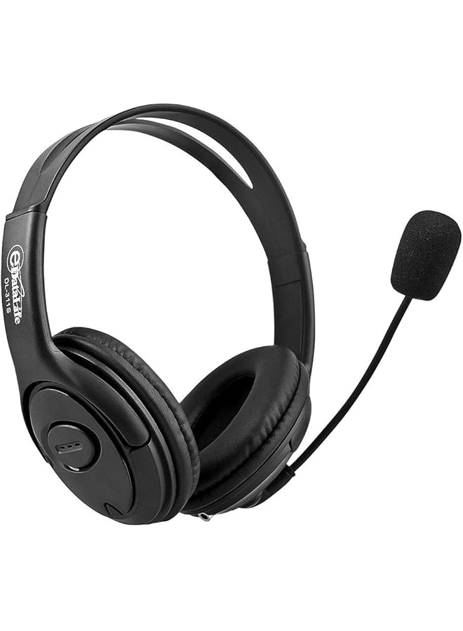 eDataLife Stereo Gaming Headset Dl 311S Black Wired - Image 1