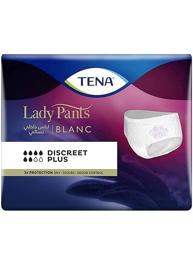 Tena - Tena Lady Pants, Incontinence Adult Pants, Discreet Plus, Medium 18 PCS - Image 1