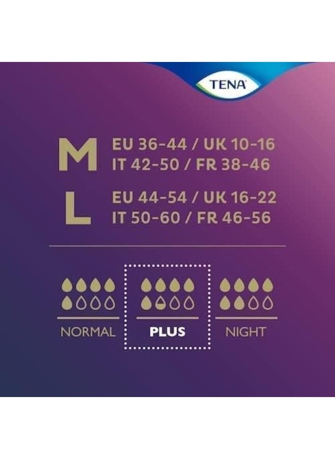 Tena - Tena Lady Pants, Incontinence Adult Pants, Discreet Plus, Medium 18 PCS - Image 1