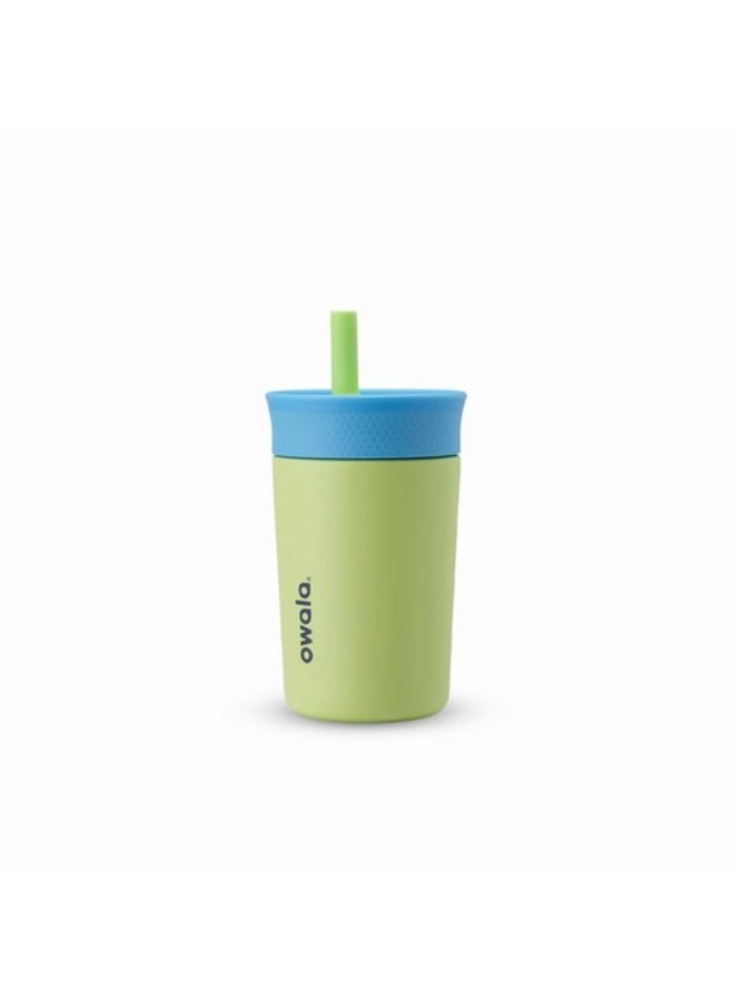 Owala Kids Insulation Stainless Steel Tumbler with Spill Resistant Flexible Stra - Image 1