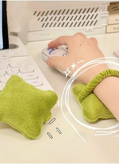 Wearable Mouse Wrist Rest Colored Keyboard Wrist Rest Comfortable Mouse Wrist Support Wrist Cushion for Keyboard Mouse Pillow with Cushion for Home Office Computer Laptop