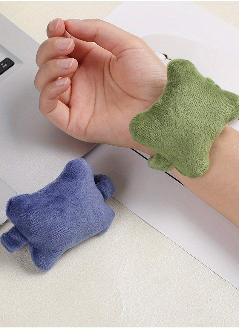 Generic - Wearable Mouse Wrist Rest Colored Keyboard Wrist Rest Comfortable Mouse Wrist Support Wrist Cushion for Keyboard Mouse Pillow with Cushion for Home Office Computer Laptop - Image 1