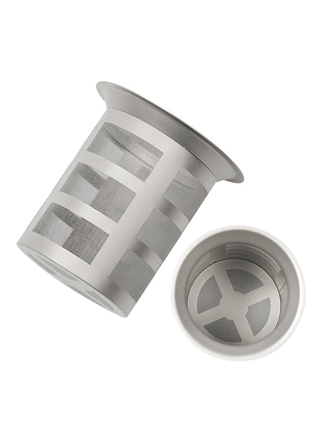 NIBEMINENT Tea Infuser Basket For Teapot Silver - Image 2