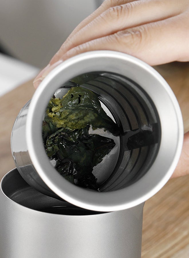 NIBEMINENT Tea Infuser Basket For Teapot Silver - Image 3
