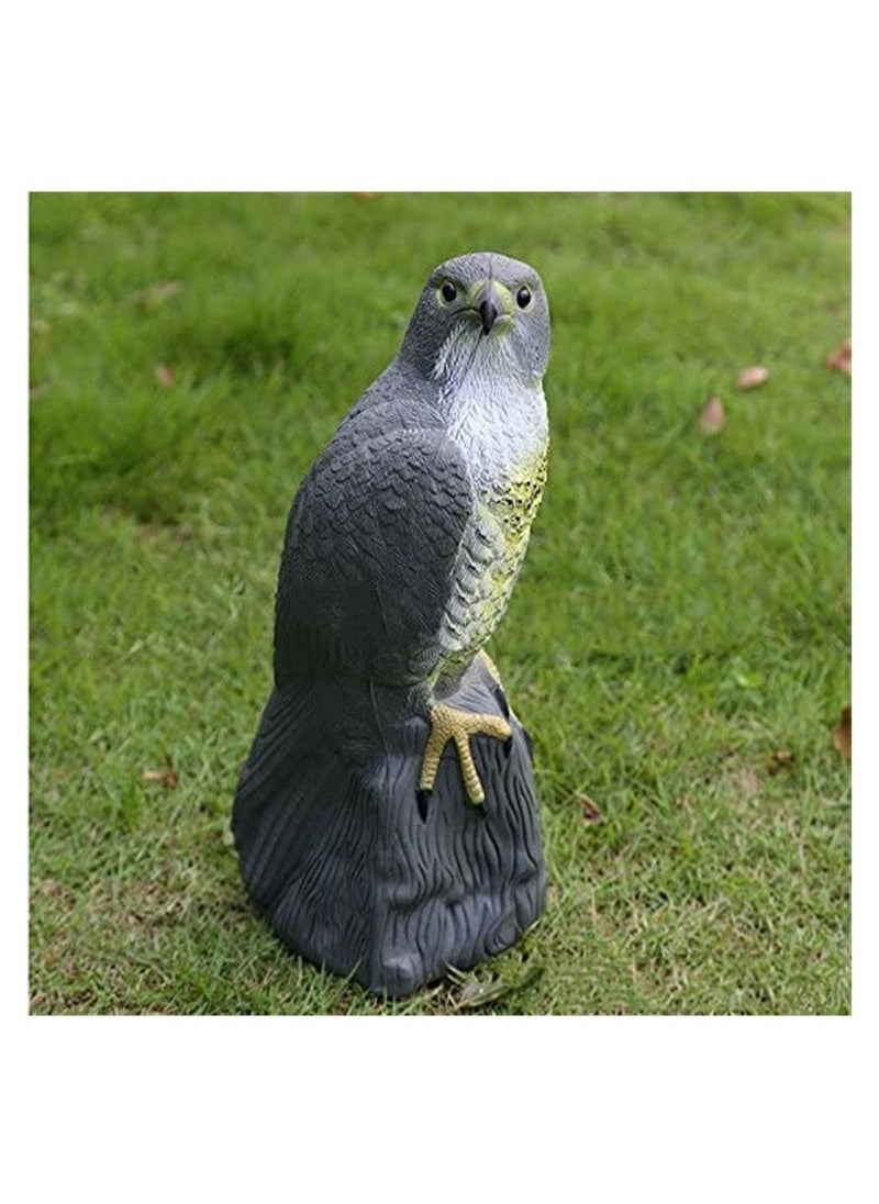 CGSYJ Bird Scarecrow Fake Horned Hawk Decoy, Repellent Garden Protectors, Natural Enemy Pest Deterrent Scarecrow, Statue Cat and Repeller Outdoor Pond Decoration  - Image 3