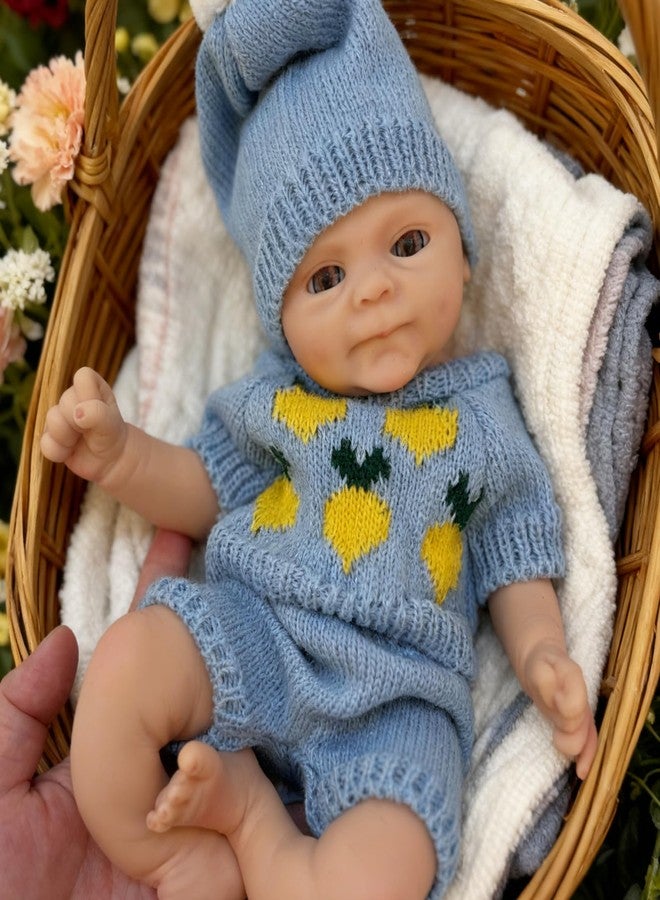 أوتارد دولز دمية طفل رضيع واقعية من السيليكون الناعم بالكامل من OtardDolls، مقاس 13 بوصة، مصنوعة يدويًا، تبدو حقيقية، بعيون مفتوحة. - Image 1
