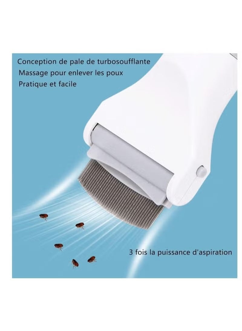Generic - Electric Anti-Lice Comb - Ergonomic, Safe & Effective Lice Removal for Children & Pets - Professional Hair Filter Tool with Enhanced Features - Image 1
