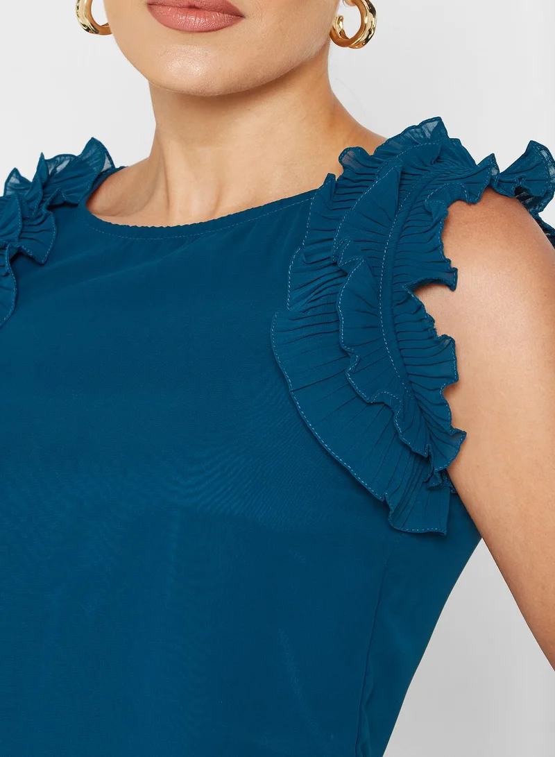 Zoey Ruffle Sleeve Top
