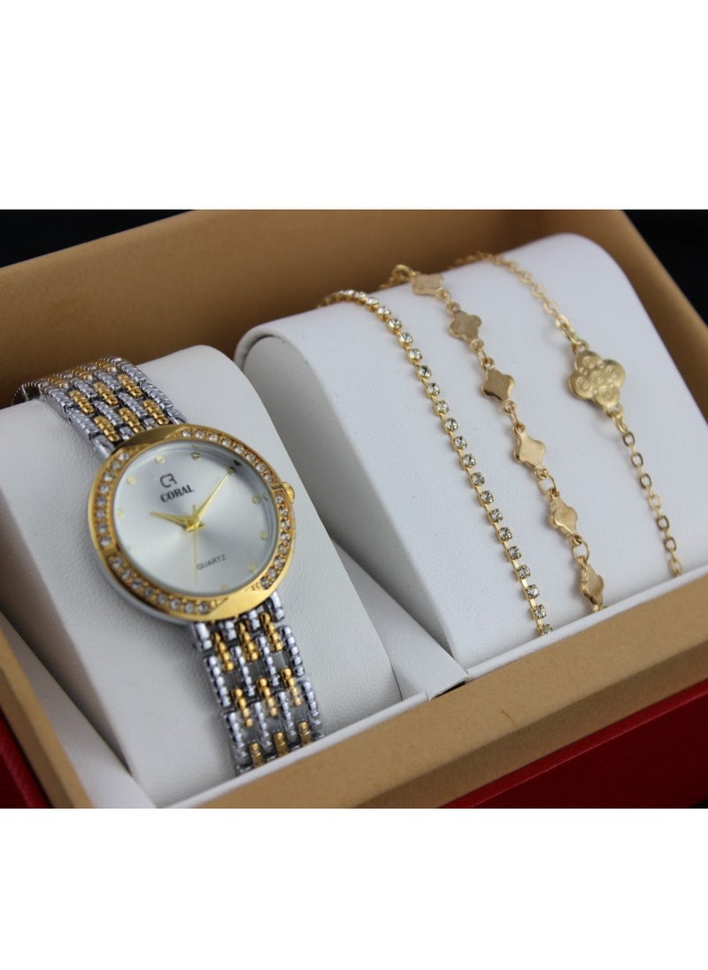 Reclaim with Argireline Women's evening watch set 