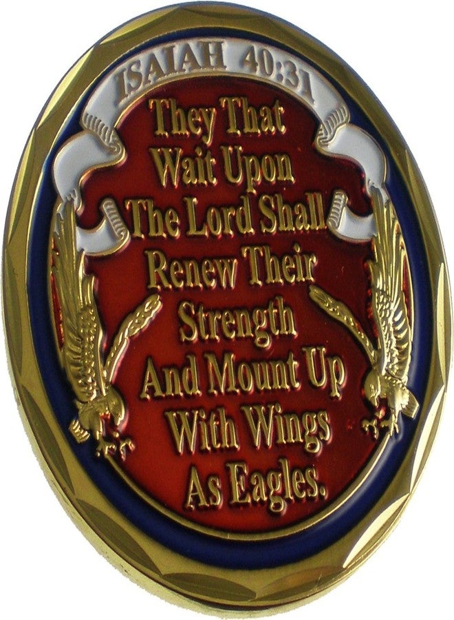 Eagle Crest NEW "Mount Up With Wings As Eagles" Challenge Coin - Image 2