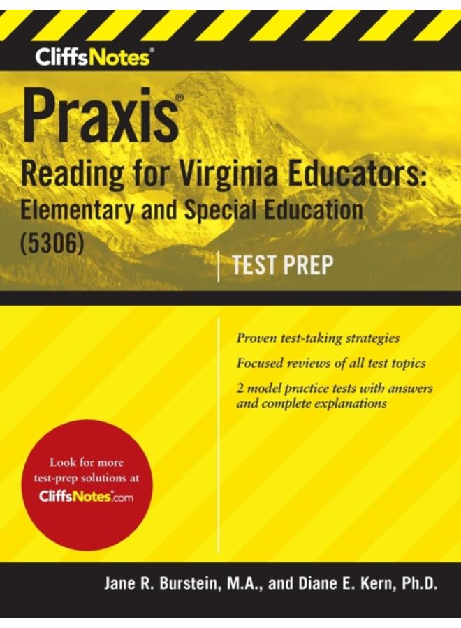 CliffsNotes Praxis Reading for Virginia Educators : Elementary and Special Education (5306) 