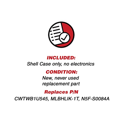 KeylessOption NO Cut Key Fob Case Shell for Honda Accord Civic CR-V CR-Z Fit Insight Odyssey Pilot Ridgeline (Pack of 2) - Image 3