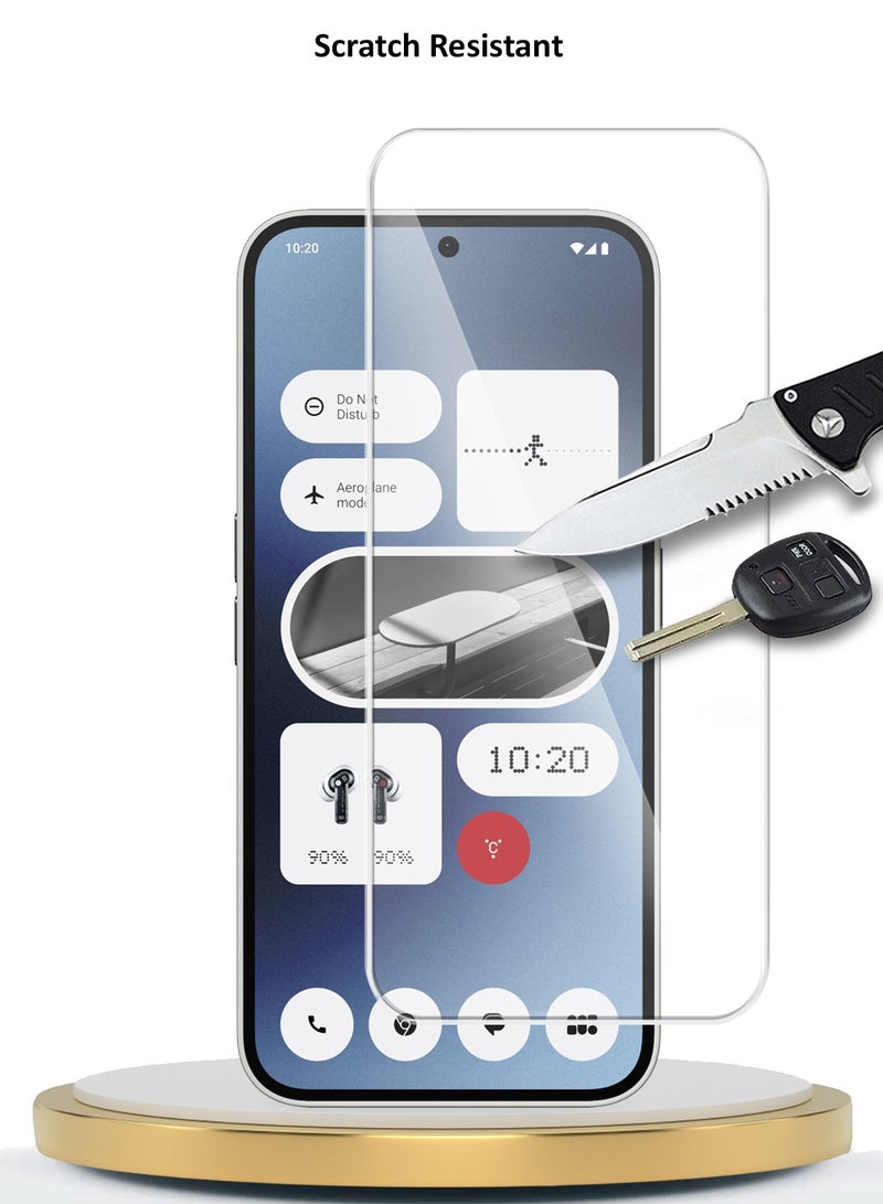 Wtech Nothing Phone 2a 5G 2024 / Nothing Phone (2a) Plus 5G 2024 Premium Series Curved Edges 9H 2.5D Tempered Glass Screen Protector - Clear - Image 5