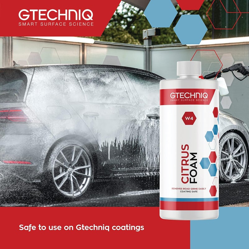 Gtechniq W4 Citrus Foam Car Shampoo and Degreaser - Image 3
