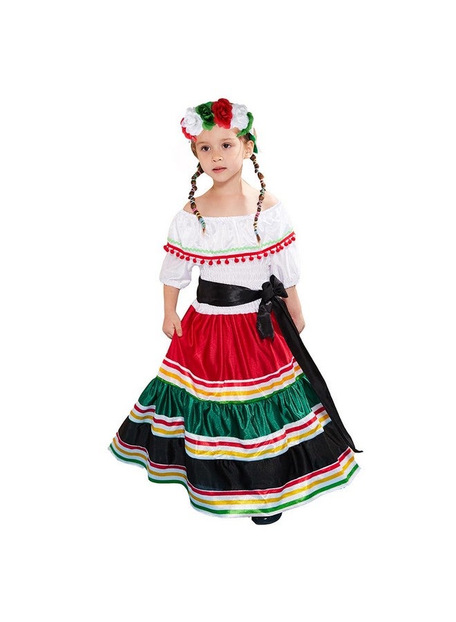 لوف سويتي عصابة رأس من زهور الورد والتاج الزهري وإكليل الشعر المكسيكي (عيد الميلاد) - Image 2