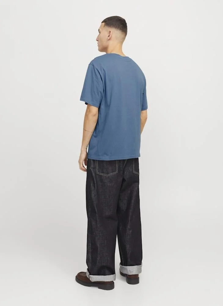 JACK & JONES Logo Crew Neck Regular Fit T-Shirt
