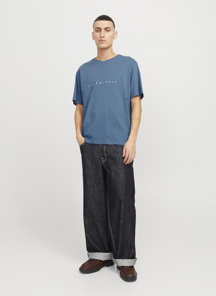 JACK & JONES Logo Crew Neck Regular Fit T-Shirt - Image 4