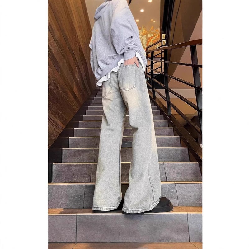 Unisex Classic Denim Jeans Loose Fit Daily Outdoor Wear - Image 4