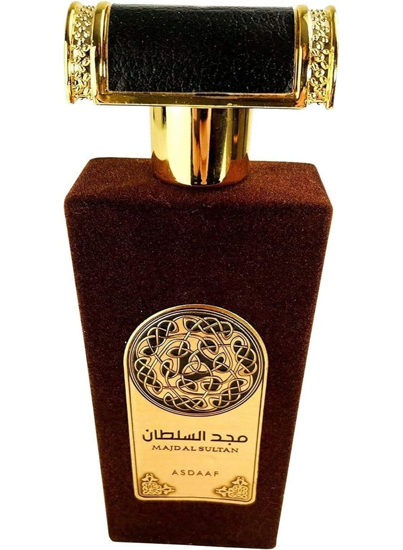 ASDAAF Majd Al Sultan 100ml | Eau de Arabian Parfum | Leather Fragrance | Aromatic Notes (for Men and Women) (Unisex) - Image 2